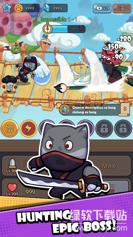 Cat Legend Idle RPG War免广告版下载 V26 1