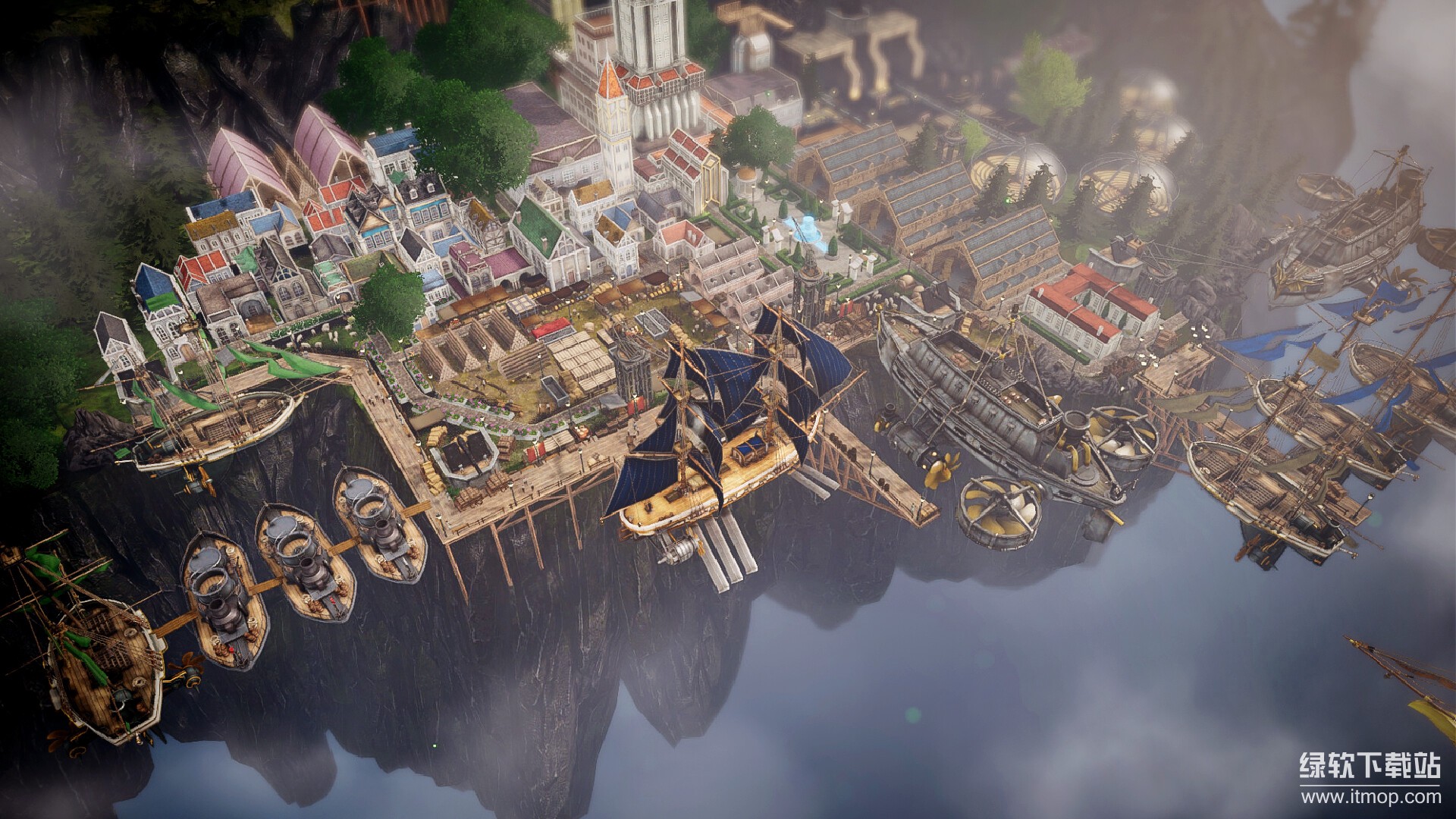 飞空艇时代 贸易帝国破解版下载 | Airship Kingdoms Adrift 中文破解版下载 V1.5.2.5 0