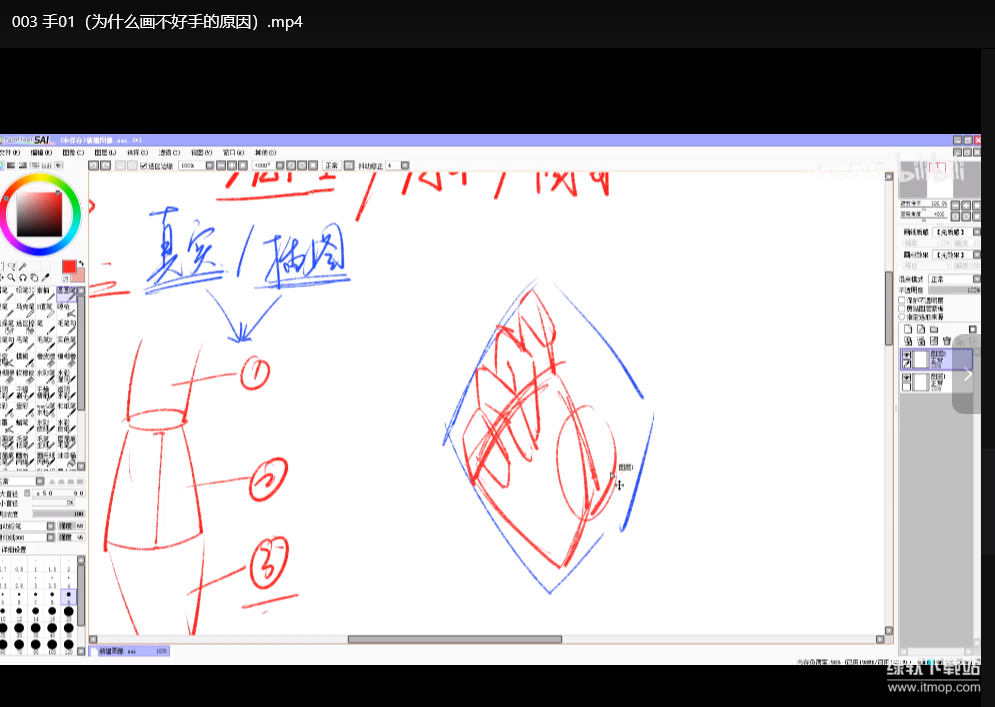 板绘教程100集：零基础到进阶手绘完全指南（附Procreate/PS笔刷）下载  3