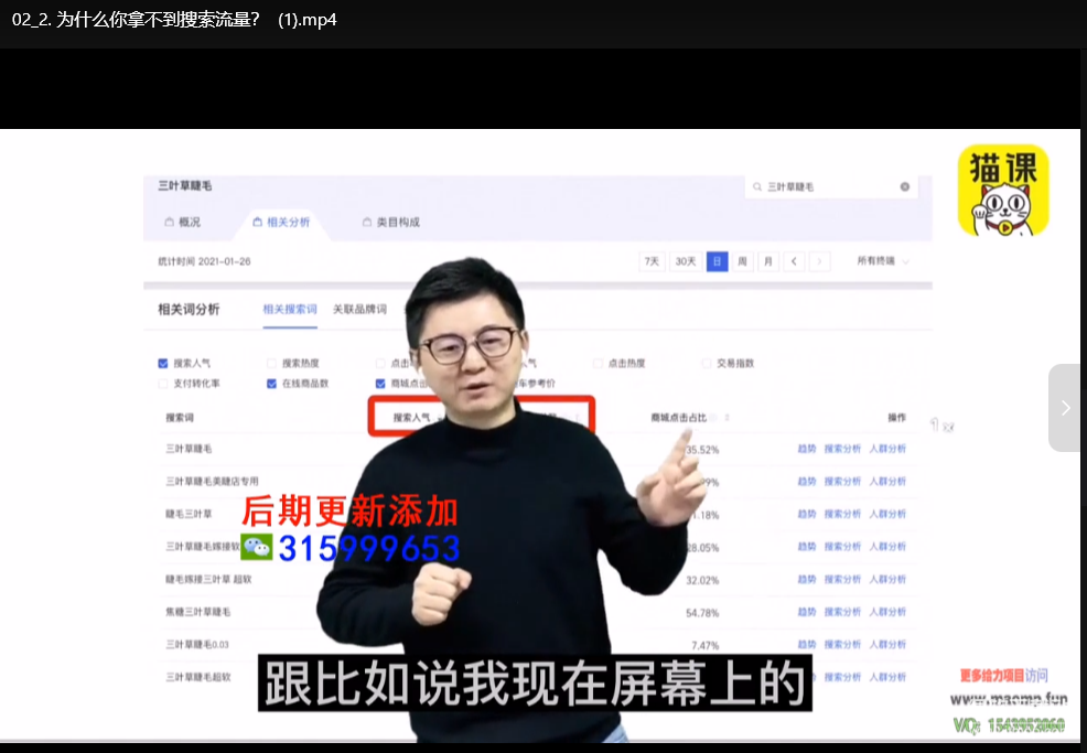 淘宝天猫搜索运营实战课：搜索排名优化与流量提升实操指南下载  3