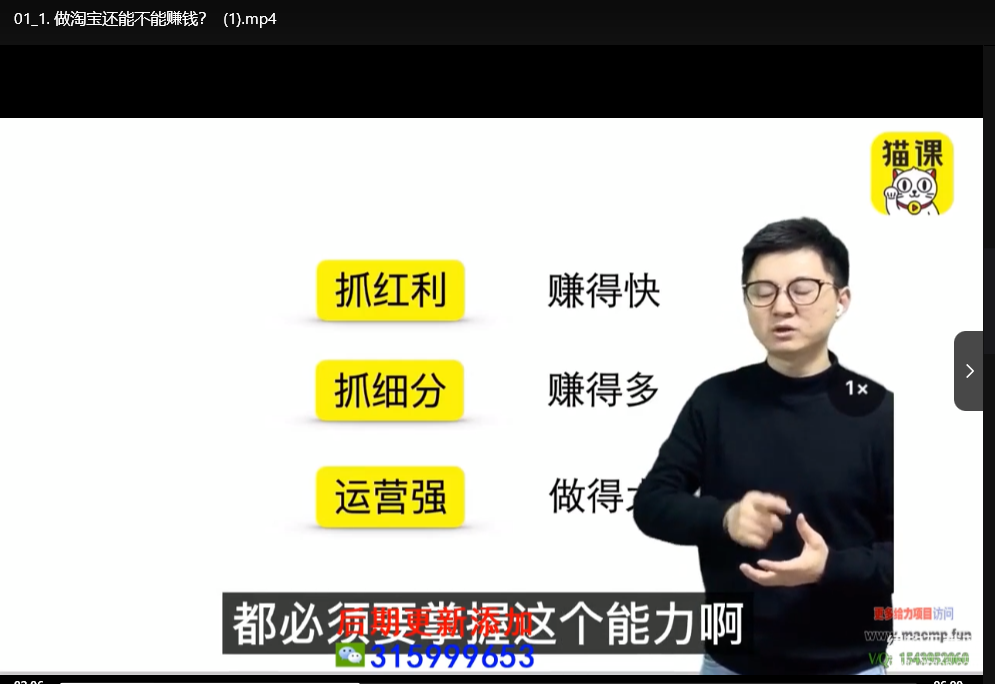 淘宝天猫搜索运营实战课：搜索排名优化与流量提升实操指南下载  1