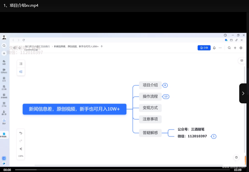 新闻信息差项目原创视频教程：新手月入10万+实战指南下载  1