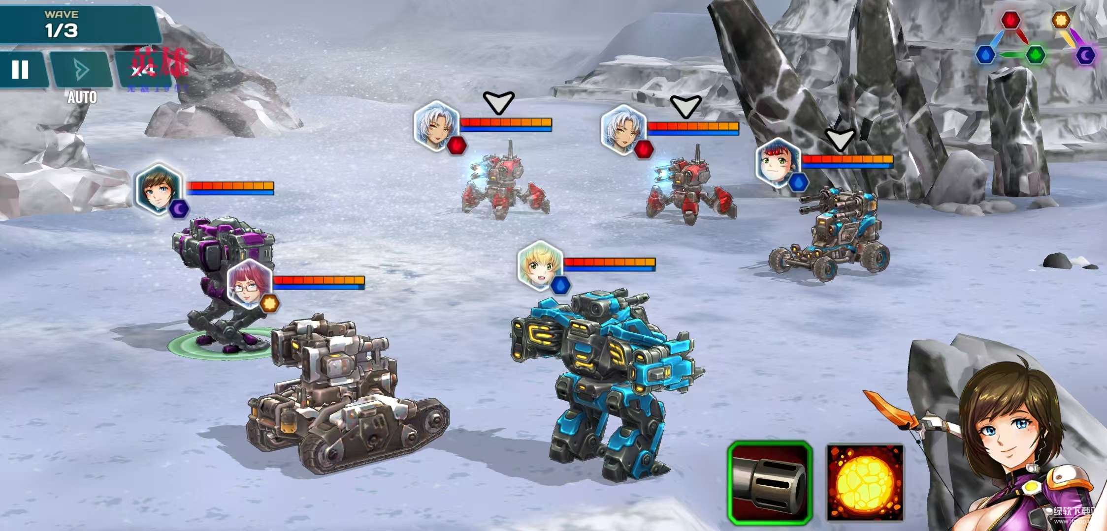 史诗机甲少女技能无cd版V2.1.5
