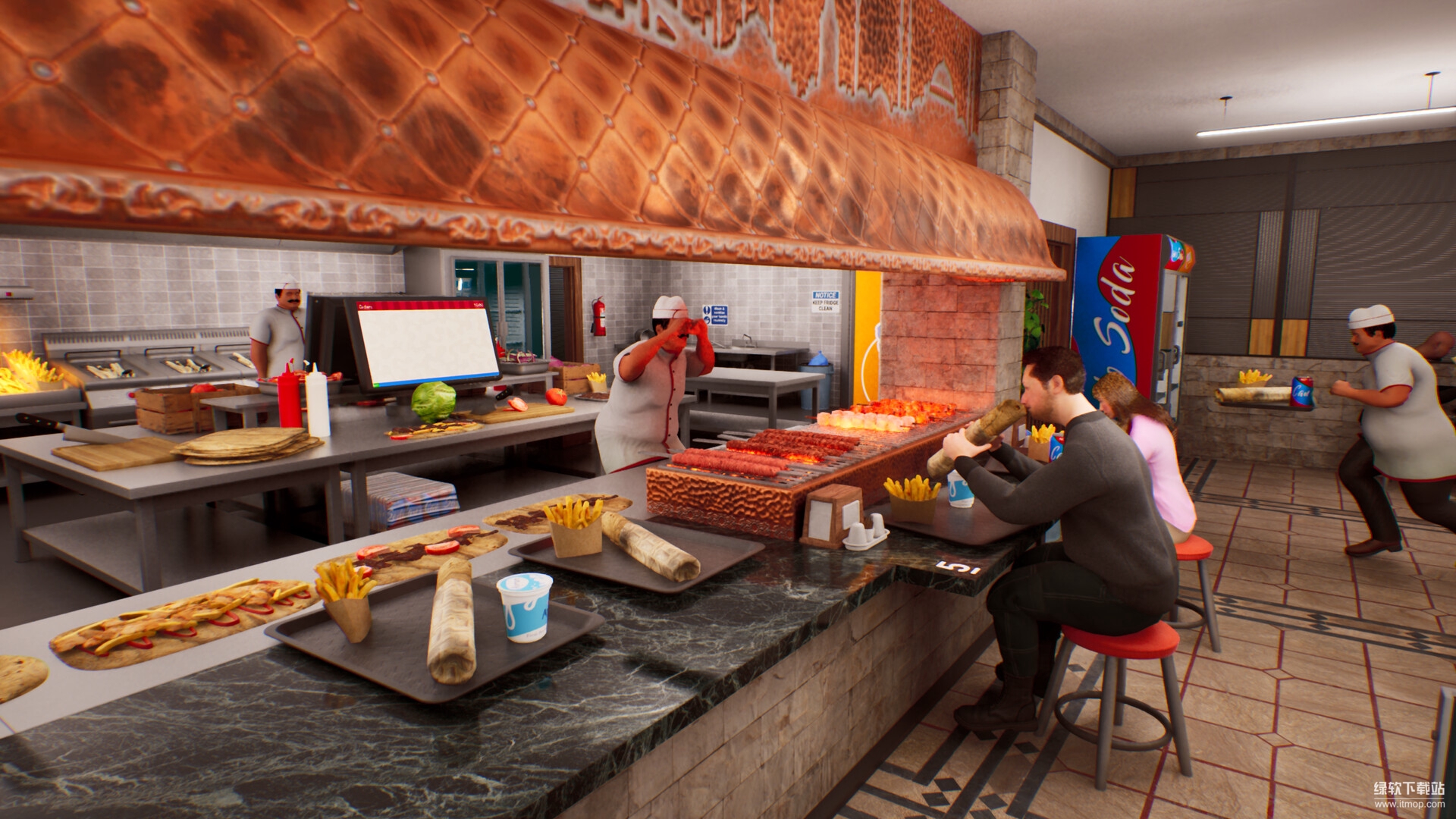 卷饼屋模拟器破解版：无限金币+免广告经营餐厅下载 V1.0 4
