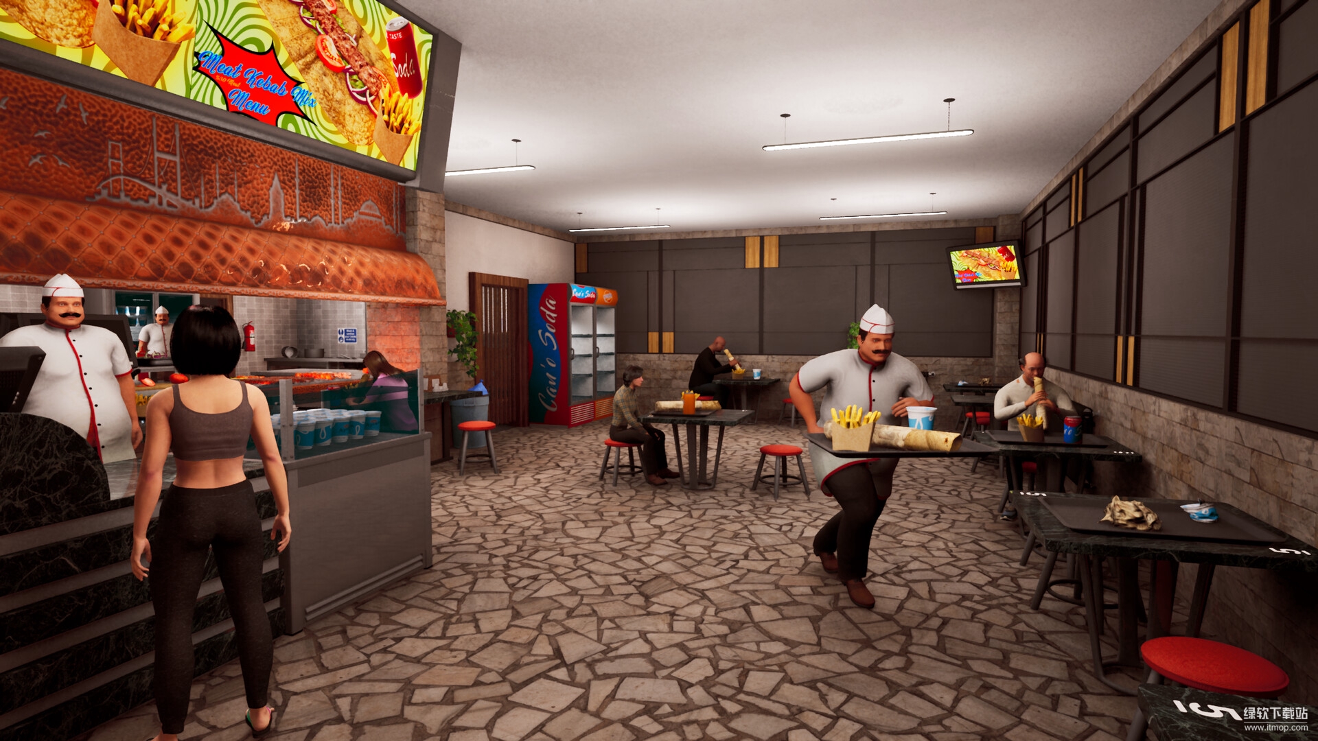卷饼屋模拟器破解版：无限金币+免广告经营餐厅下载 V1.0 3