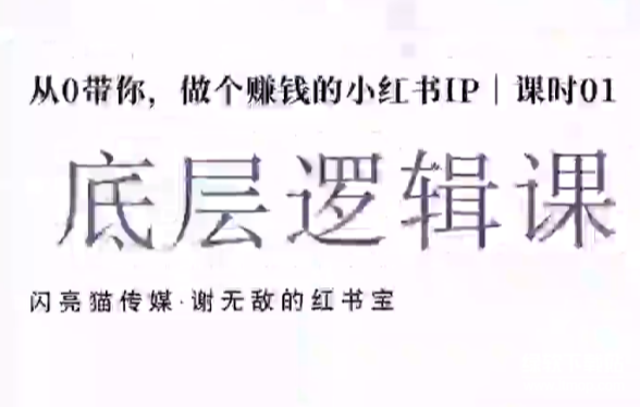 小红书商家实战营5.0：谢无敌引流变现训练营，从0到1精准运营指南