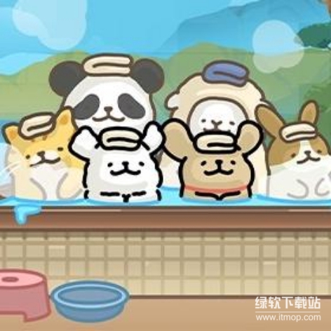 线条小狗动物温泉破解版下载：无限金币全解锁免广告版