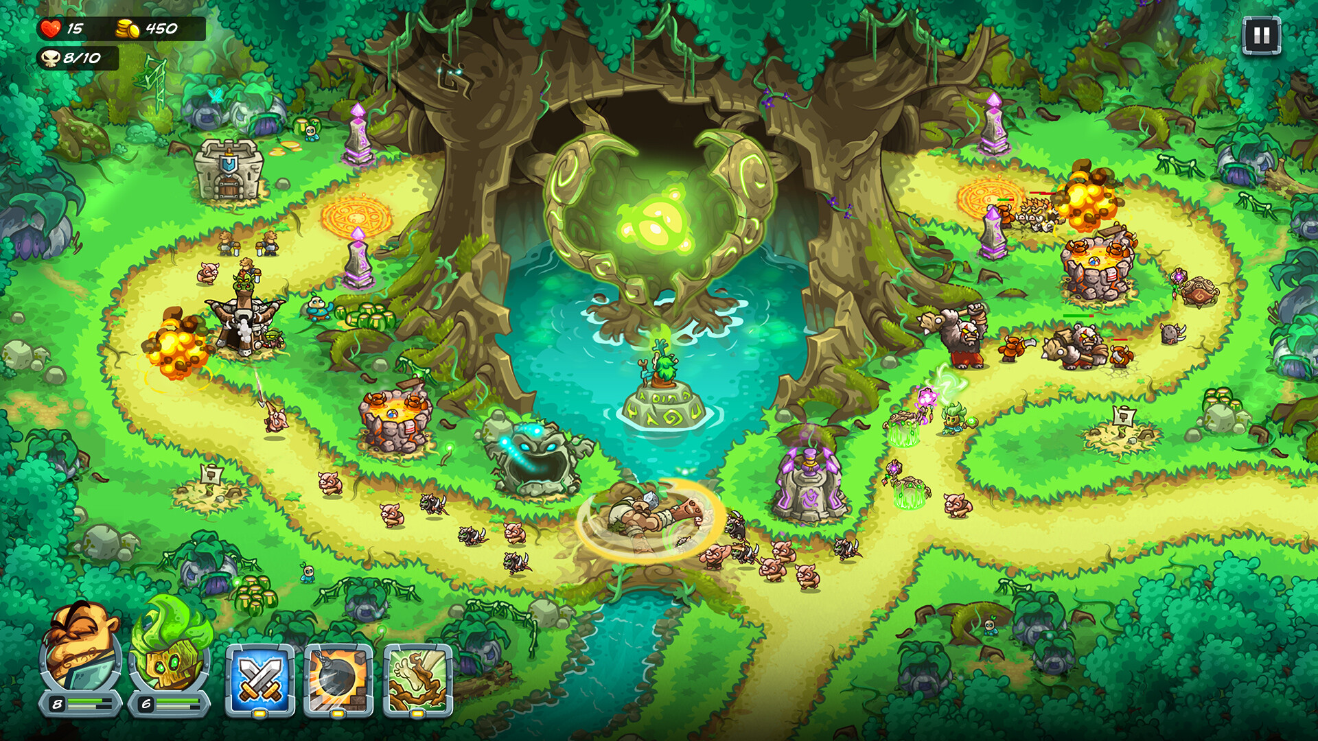 王国保卫战5联盟破解版：全英雄解锁+无限钻石（Kingdom Rush Alliance）下载 V5.00.18 0