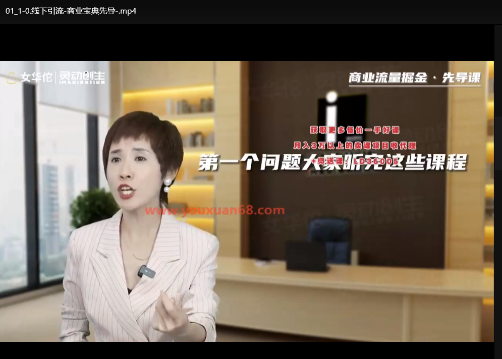 女华佗实体商业宝典：实战营销秘籍视频课程下载 2