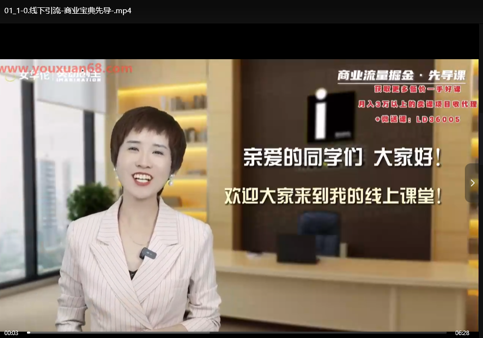 女华佗实体商业宝典：实战营销秘籍视频课程下载