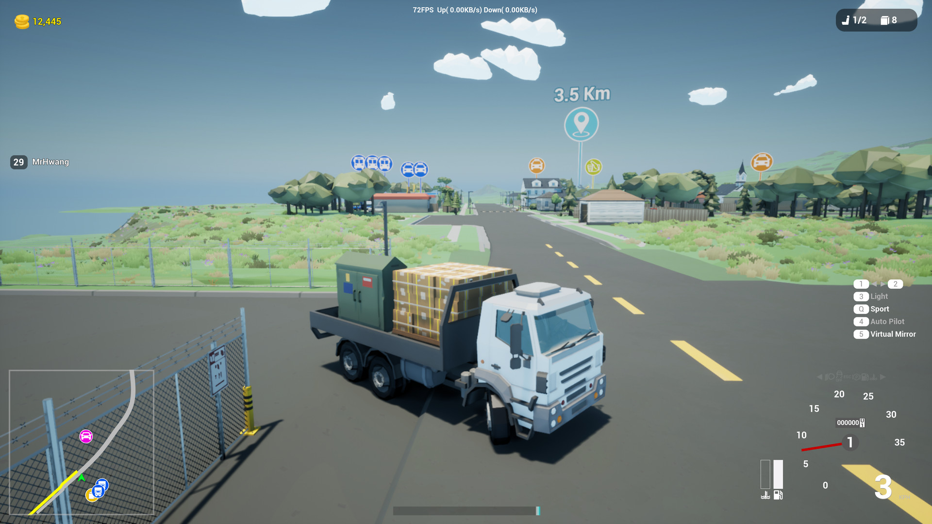 汽车城：车轮的背后（Motor Town Behind The Wheel）破解版：解锁无限金币+全车辆下载 V1.0 3