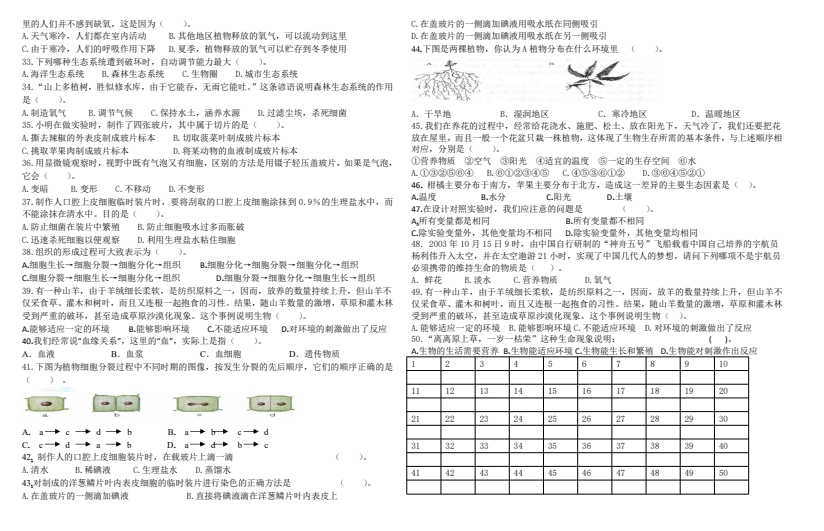 初中生物竞赛备考宝典：真题解析+核心知识点精讲下载 3