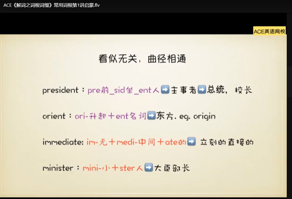 ACE背单词秘籍：词源故事+宗教神话+词根词缀速记法下载  2