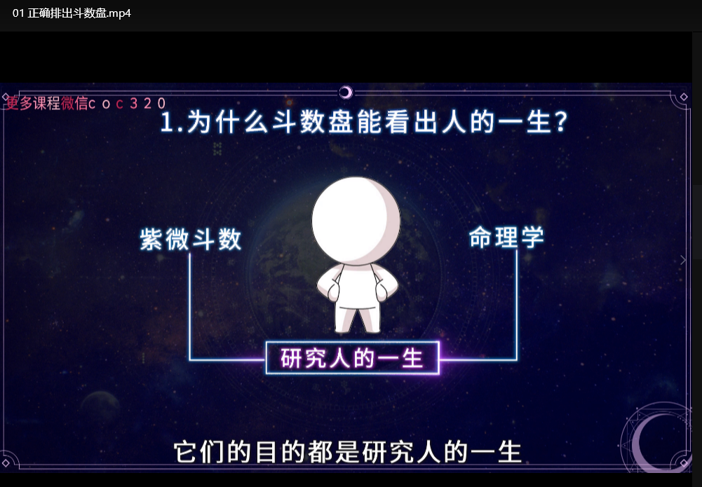 易学易懂的紫微斗数课：视频+PDF课程笔记精讲