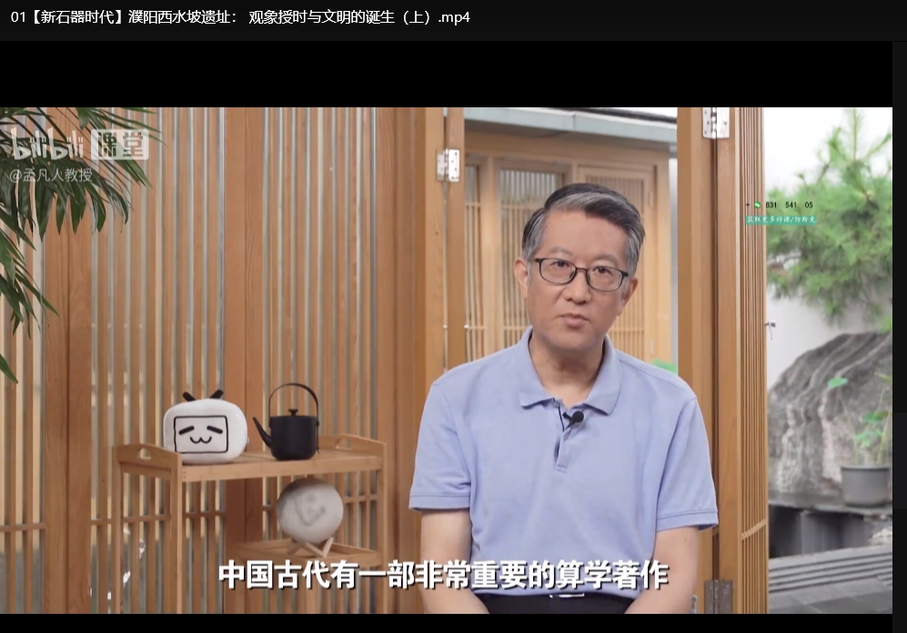 B站精品课：考古大师课（文明、记忆与历史现场）高清MP4全集下载  2