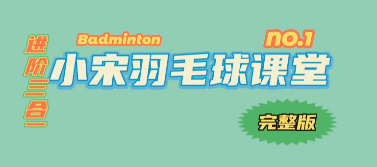 羽毛球教程：3合1精品提高课，从基础到进阶全面掌握