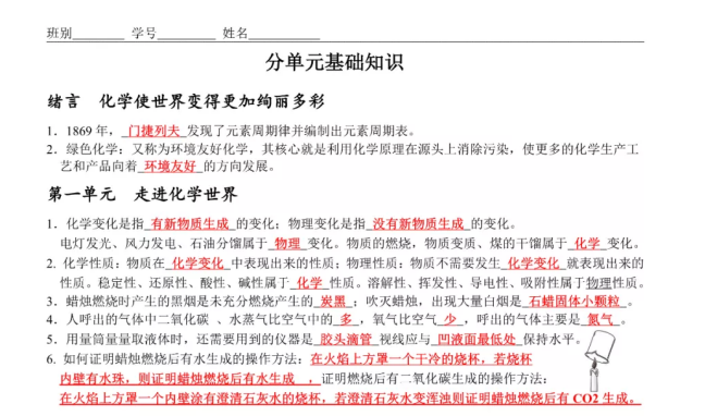 初中全科知识点讲义+思维导图合集：高效复习必备工具