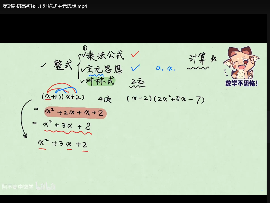 阿不老师高中数学全套课程：视频+讲义精讲