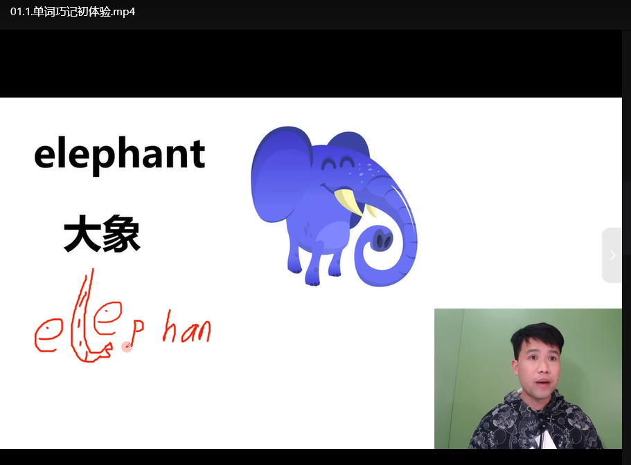 不择手段巧记小初高必考单词：高清MP4视频课程，轻松攻克英语词汇难关下载  2