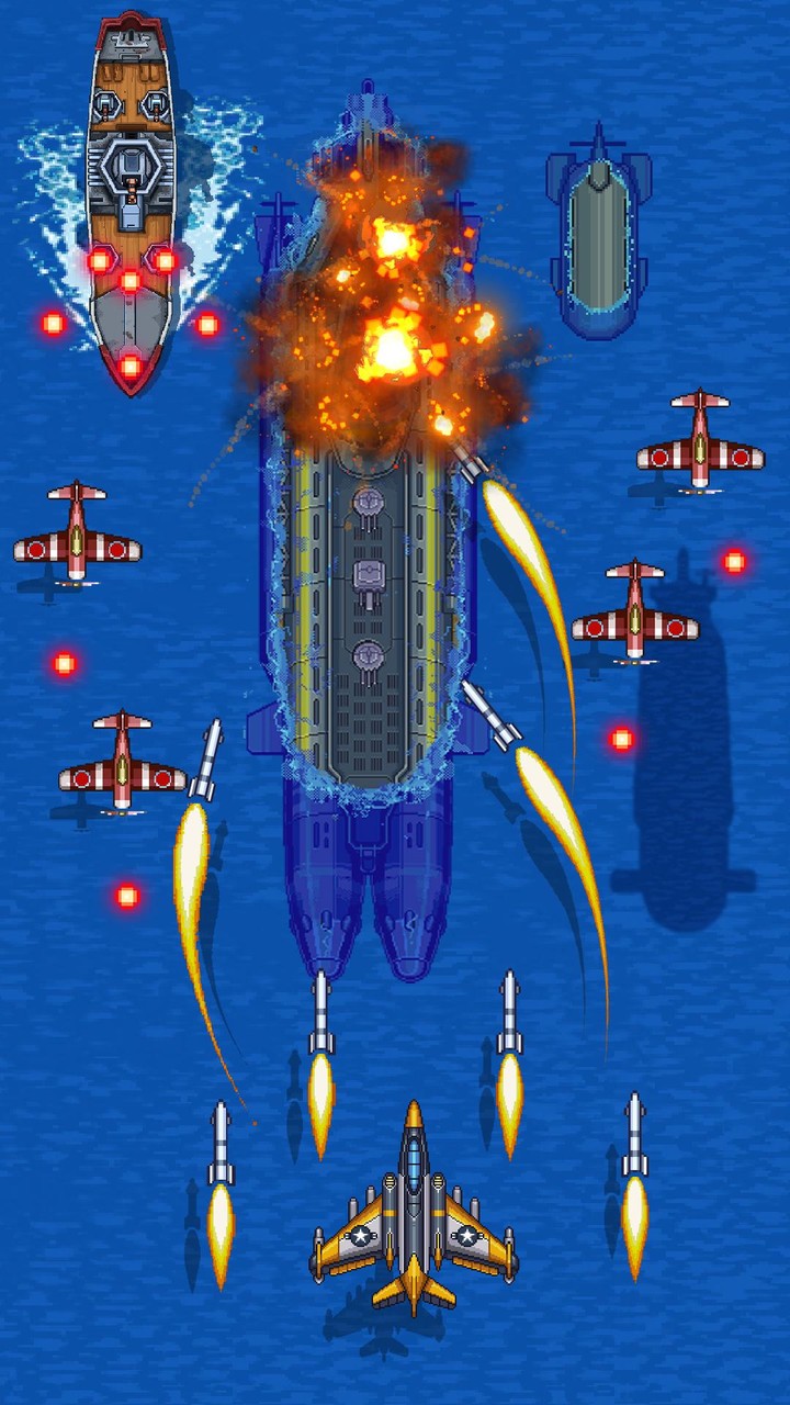 空军1945:射击飞机街机无限能量版下载 14.24 1