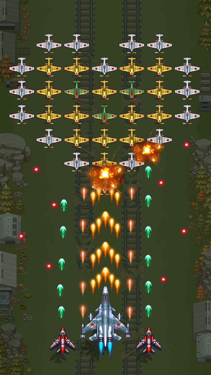 空军1945:射击飞机街机无限能量版下载 14.24 0