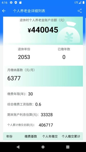 养老金计算器下载 v1.5.8 1